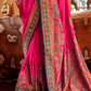 Soft Polyester Viscose Silk Saree with Hand Block Luxury Print - LaVante Fashion