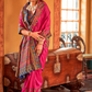 Soft Polyester Viscose Silk Saree with Hand Block Luxury Print - LaVante Fashion