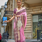 Premium Printed Saree in Polyester Viscose Silk with Shine