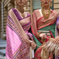 Premium Printed Saree in Polyester Viscose Silk with Shine