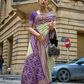 Premium Printed Saree in Polyester Viscose Silk with Shine