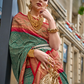 Premium Printed Saree in Polyester Viscose Silk with Shine