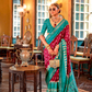 Pure Viscose Silk Saree with Silk Blend Designer Print