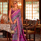 Pure Viscose Silk Saree with Silk Blend Designer Print
