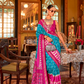 Pure Viscose Silk Saree with Silk Blend Designer Print