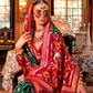 Pure Viscose Silk Saree with Silk Blend Designer Print