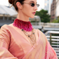 Handloom Kanchivaram Buttery Silk Saree with Rich Zari Weaving - LaVante Fashion