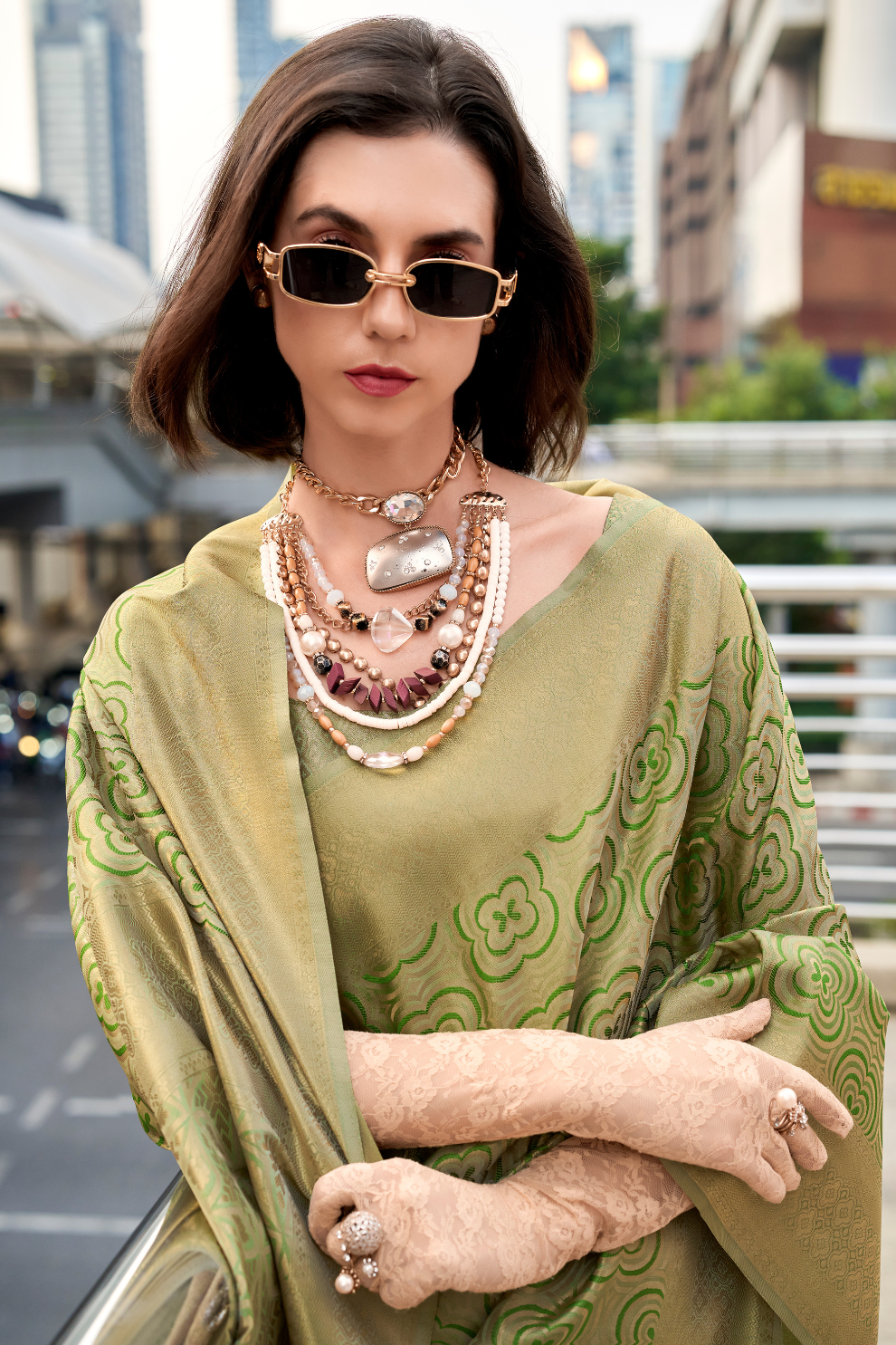 Handloom Kanchivaram Buttery Silk Saree with Rich Zari Weaving - LaVante Fashion