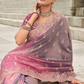 Soft Radiance in Pink Tissue Georgette Elegance