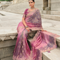 Soft Radiance in Pink Tissue Georgette Elegance
