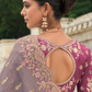 Soft Radiance in Pink Tissue Georgette Elegance