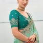 Soft Radiance in Pink Tissue Georgette Elegance