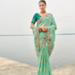 Soft Radiance in Pink Tissue Georgette Elegance