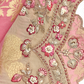 Soft Radiance in Pink Tissue Georgette Elegance