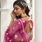 Graceful Thread and Sequin Embroidered Net Lehenga for Parties