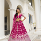 Graceful Thread and Sequin Embroidered Net Lehenga for Parties