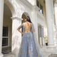 Graceful Thread and Sequin Embroidered Net Lehenga for Parties