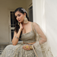 Graceful Thread and Sequin Embroidered Net Lehenga for Parties