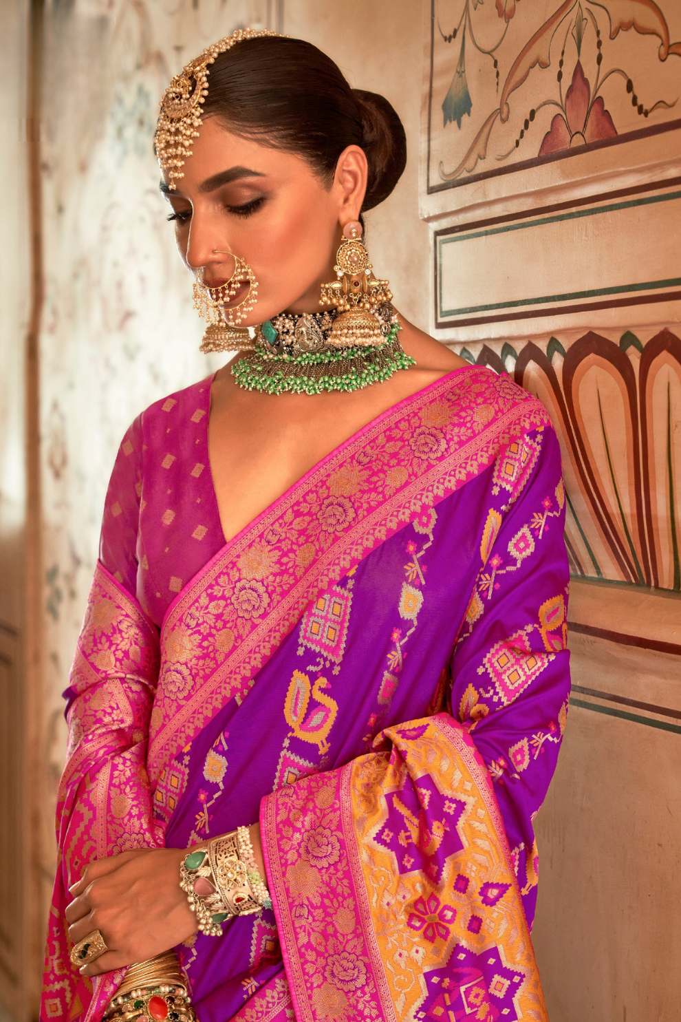 Graceful Silk Saree with Timeless Printed Art Design