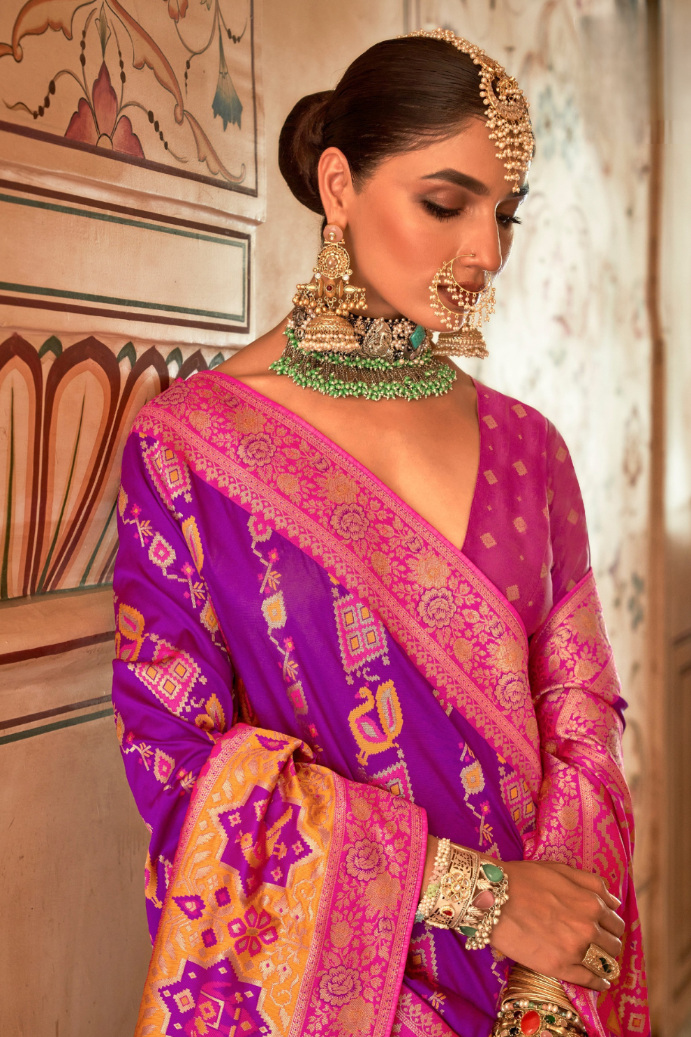 Graceful Silk Saree with Timeless Printed Art Design