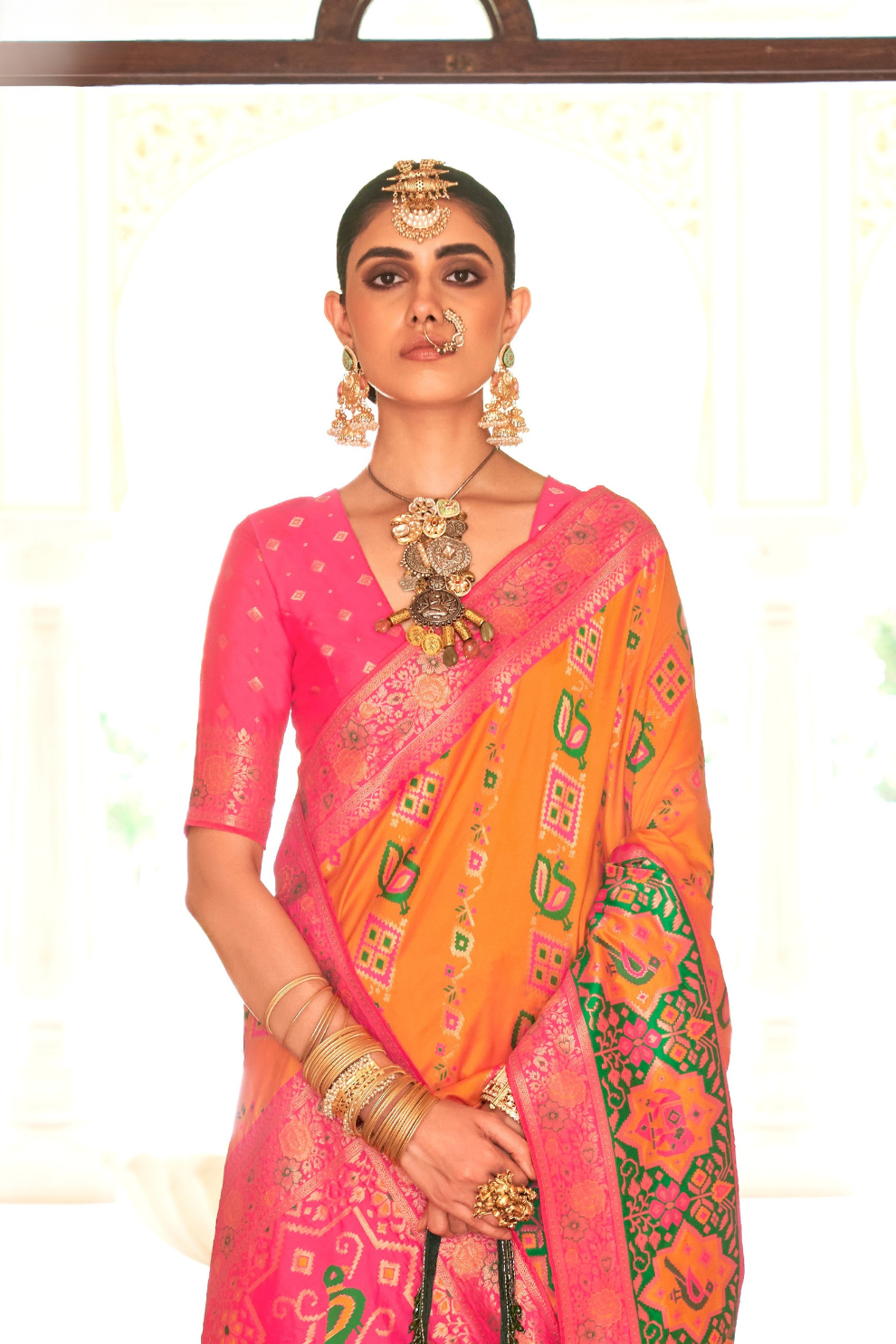 Graceful Silk Saree with Timeless Printed Art Design