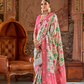 Graceful Silk Saree with Timeless Printed Art Design