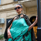 Japan Satin Printed Saree with Elegant Silken Drape Finish