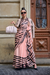 Japan Satin Printed Saree with Elegant Silken Drape Finish