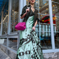 Japan Satin Printed Saree with Elegant Silken Drape Finish