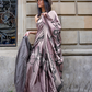 Japan Satin Printed Saree with Elegant Silken Drape Finish