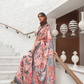 Digital Floral Printed Crepe Silk Saree with Graceful Drape
