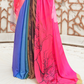Digital Floral Printed Crepe Silk Saree with Graceful Drape