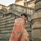 Kashmiri Modal Handloom Weaving Saree with Intricate Traditional Patterns