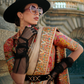 Kashmiri Modal Handloom Weaving Saree with Intricate Traditional Patterns