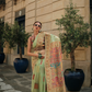 Kashmiri Modal Handloom Weaving Saree with Intricate Traditional Patterns