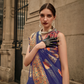 Kashmiri Modal Handloom Weaving Saree with Intricate Traditional Patterns
