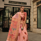Kashmiri Modal Handloom Weaving Saree with Intricate Traditional Patterns
