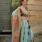Kashmiri Modal Handloom Weaving Saree with Intricate Traditional Patterns