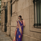 Kashmiri Modal Handloom Weaving Saree with Intricate Traditional Patterns