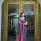 Premium Floral Banarasi Saree with Pashmina Silk Look