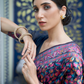 Premium Floral Banarasi Saree with Pashmina Silk Look