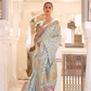 Premium Modal Silk Saree with Kashmiri Handloom Design