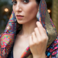 Premium Floral Banarasi Saree with Pashmina Silk Look