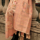 Kashmiri Organza Saree with Intricate Weaving Elegance