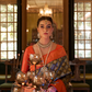 Graceful Kanjeevaram Silk Blend Saree with Motif Work
