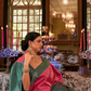 Graceful Kanjeevaram Silk Blend Saree with Motif Work
