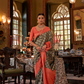 Graceful Kanjeevaram Silk Blend Saree with Motif Work