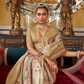 Traditional Woven Silk Blend Saree in Kanjivaram Design