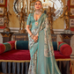 Traditional Woven Silk Blend Saree in Kanjivaram Design