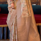 Traditional Woven Silk Blend Saree in Kanjivaram Design